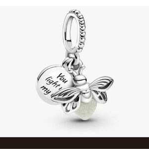 Pandora glow-in-the-dark charm "You Light Up My Life"